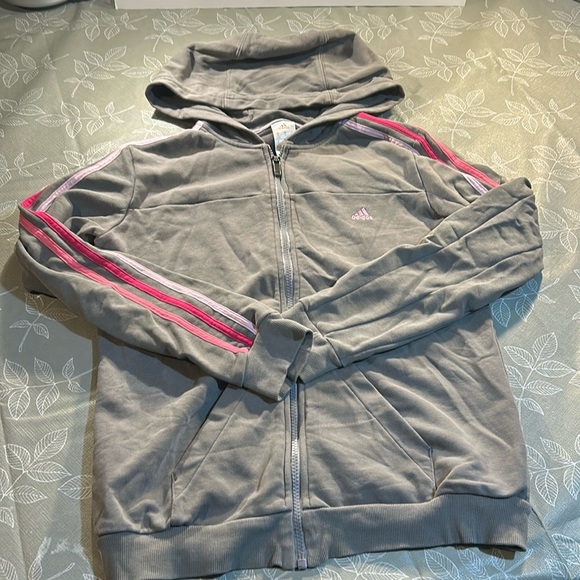 Ladies Adidas Zip Up Sweater. - Picture 1 of 5